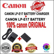 CANON LP-E17  BATTERY CHARGER AND  LP-E17  BATTERY  100% CANON ORIGINAL