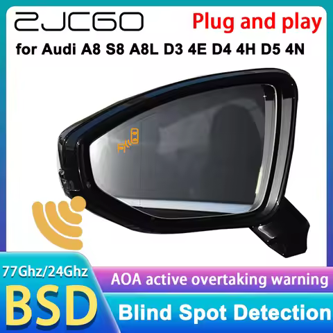 for Audi A8 S8 A8L D3 4E D4 4H D5 4N 2003-2025 Side Assist 77GHz Radar Detector Blind Spot Detection