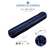 Abraca Dabra Satin Soft Silk Solid Bolster Case - 16 Colour (1 Pc)