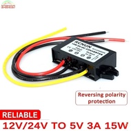 IMIHAN DC Buck Converter, 50W Power 12V to 5V Step Down Converter,  High Current 24V to 5V Waterproo