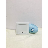 [MK] 20AX DP Switch with Neon Large Rocker S4787N White with/without Base Switch for Shower Heater