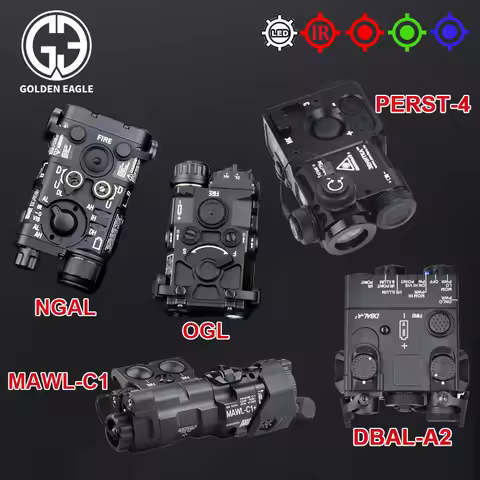 WADSN All Metal MAWL C1 NGAL DBAL A2 OGL Perst 4 Laser Pointer Red Dot Blue Green IR Laser Indicator