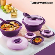Tupperware Purple Royal Serveware Set/PURPLE ROYALE PETIT SERVERWARE SET