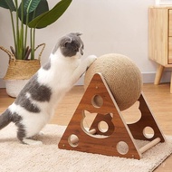 [Clearance Deal] Livingandhome Cat Scratching Ball Toy – 360° Rotating Sisal, Protects Furniture, So