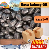 batu timah ladung pancing OB/ fishing lead sinker