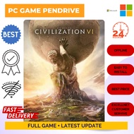 Sid Meiers Civilization 6 Deluxe Edition - Offline [ Pendrive 32 GB ] PC Game