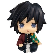 10cm Demon Slayer Anime Look Up Tomioka Giyuu Tokitou Muichirou Model Dolls PVC Ornaments Room Decor