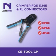 Cable Tool - Crimper For RJ45 & RJ Connectors Use For 8P8C, 6P6C, 4P4C