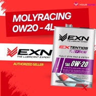 EXN Extentios 0W20 Molyracing Fully Synthetic PAO & Ester Engine Oil  | Car Oil