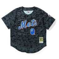 AirRoom BAPE MITCHELL AND NESS NEW YORK METS JERSEY