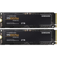 SAMSUNG MZ-V7S2T0B/AM 970 EVO Plus NVMe M.2 SSD 2TB 2個パック
