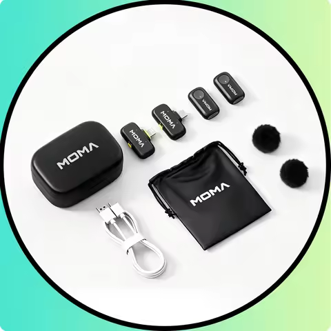 Hollyland LARK A1 Wireless Microphone for IPhone Android Micphone for Youtube Tiktok Vlogging Podcas