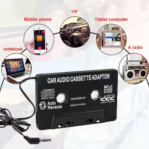 NEW To Adapt Car Ttape Audio Cassette Mp3 Player Converter 3.5mm Jack Plug For iPhone MP3 TO Cable C