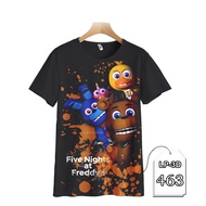 Five Nights at Freddy's Kids Clothes FNaF Game Series 3D Kids Five Nights at Freddy's T-Shirt Game S