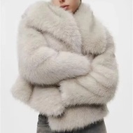FURRY WOMAN WINTER COAT