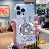 Cute Tom Cat Jerry Phone Case For Xiaomi Mi 9T Pro 9 Pro 9 SE 8 SE 8 Lite Poco X6 X5 Pro M6 Pro M5S M3 M4 Pro X3 GT M4 M5 F5 Pro F4 F3 F2 Pro X2 CCasing Soft Anti-fall Cases Covers