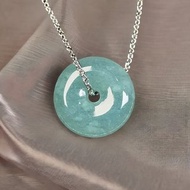 冰藍水翡翠平安扣 | 天然玉翡翠A貨 | 送禮