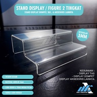 2-Tier Acrylic Figure Display Stander - 2-Tier Acrylic Action Figure Display Stand