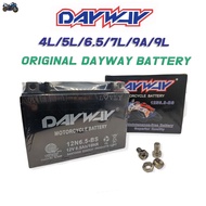 DAYWAY MOTORCYCLE BATTERY ALL SIZE 4L/5L/6.5L/7L/9L