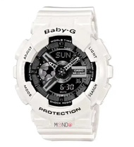 (Hot sale)Original Quailty GA Ba..by-G BA110 Black Gold Wrist Watch Women Sport Watches Box Tin