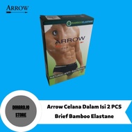 ARROW Men's Briefs, 2 Pieces Bamboo Elastane Antibacterial