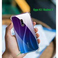 Oppo K3 / Realme X / Realme C55 / C53 / Oppo A57 case, flexible, transparent, convex 4 corners, fits