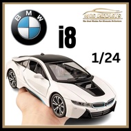 1:24 BMW i8 New Energy Car Alloy Sports Car Model BMW Diecast i8 Alloy Car Toy