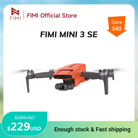 FIMI MINI 3 SE new drone Hybrid 3-axis Gimbal 4K 30fps 9km range 245g Ultralight design 12MP smart t