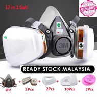 6200 mask respirator half face painting spraying respirator gas mask 9in1 3M