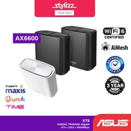 Asus ZenWiFi AX XT8 AX6600 Whole-Home Tri-band Mesh WiFi 6 System