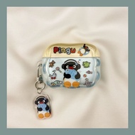 [Ready Stock] Fun Penguin Earphone Case Suitable for AirPods Pro3/4 Fish Holding Listening to Songs 