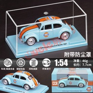 [Car Model Hot Sale] [Dustproof Box+Base] Genuine Authorized CCA Trendy Cool 1: 64 Beetle Sports Car