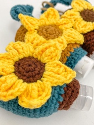 獨家設計 | 手工鉤織向日葵搓手液套(內附20ML搓手液)