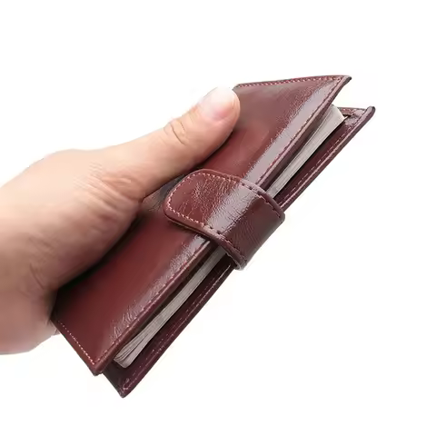 Business Leather Passport Holder Passport Case Fashion Hasp Passport Covers Id Card Holder Travel Ac