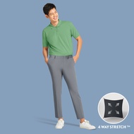 GQ Perfect Ankle Pants  กางเกงผู้ชายขา 5 ส่วน ผ้ายืด 4 ทิศ สีเทาอ่อน (ทรงขาห้าส่วน)