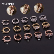 1 Piece Cartilage 8mm Hoop Earring Helix Rook Pinna Piercing 20Gauge