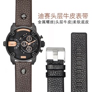 Substitute Diesel Diesel strap leather DZ7257DZ4318DZ7313 men and women couple watch strap 24 26