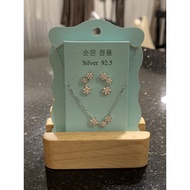 Korean Silver 92.5 Costume jewellery set