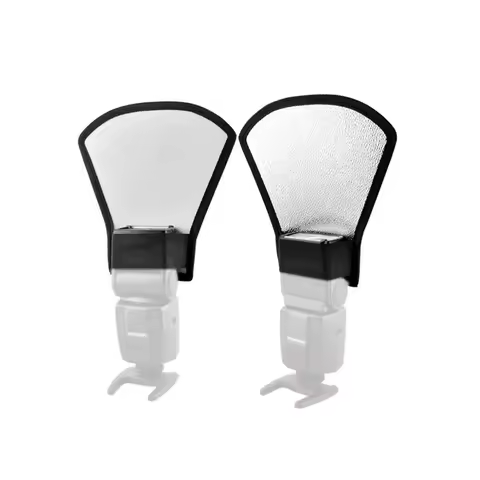 Flash Diffuser Softbox Silver/White Reflector for Canon Nikon Pentax Yongnuo Speedlite Photography S