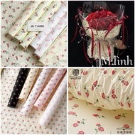 (Pack of 20 sheets) TEXTURED WRINKLED paper, crepe paper, wrinkled paper for Korean flower bouquets