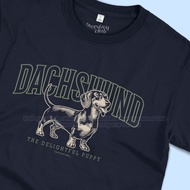 Delightful Dachshund Screen Printed T-Shirt