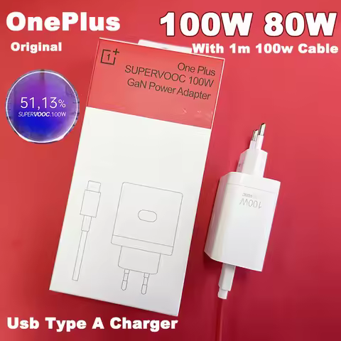 Original Oneplus Charger Cargador 100W Supervooc 80W Fast Charging 100 W Adapter EU One Plus 13 13r 