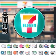 Taiwan Shipping Luminous Light Sign 711 Refrigerator Stickers Convenience Store Seven Days Magnetic 