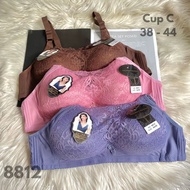 3 PCS BRA KAMBEN 8812 BRA CUP C SIZE 38-44 PREMIUM QUALITY
