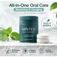 MINTED Solid Toothpaste 70,000ppm Xylitol 1,000ppm Fluoride