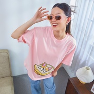 DOBBY TOAST T-SHIRT CANDY PINK/