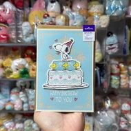 日版 Snoopy 史努比 Happy Birthday To You 立體 生日卡 賀卡