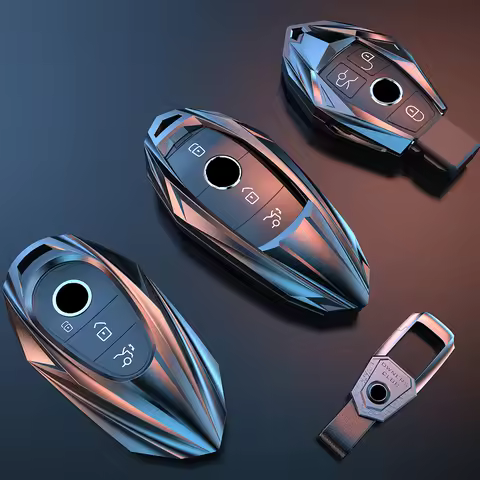 Zinc Alloy Car Key Case For Mercedes Benz E Class W213 W205 E200 E260 E300 E320 AMG CLA 2018 2019 20