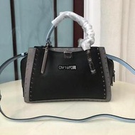 Chris 精品代購 COACH 寇馳 35605 Dreamer OL淑女手提包 黑灰拼色斜背包 美國代購