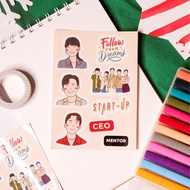 Start Up Kdrama Peel Off Sticker Sheet